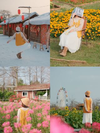 Summer short trip for families in Guangzhou and Foshan|Dream Water Town Hundred Flowers Garden July flower viewing guide