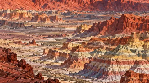This isn't the Grand Canyon; it's an "earthly oil painting" at the westernmost point of China. — traveler post in Lhasa