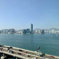 漂亮既無敵維港海景打咭泳池