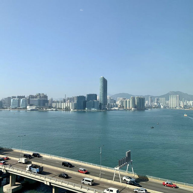 漂亮既無敵維港海景打咭泳池