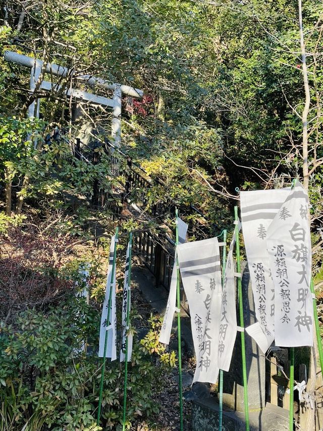 【神奈川県/白旗神社】源頼朝公ゆかり・正月だけ開所される神社