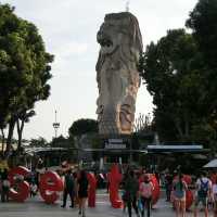 แด่ความทรงจำกับ sentosa merlion สิงคโปร์