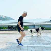 遊赤柱海濱長廊 ! 特別輕鬆休閒！非常棒！
