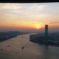 在Macau Tower高空看澳門景色