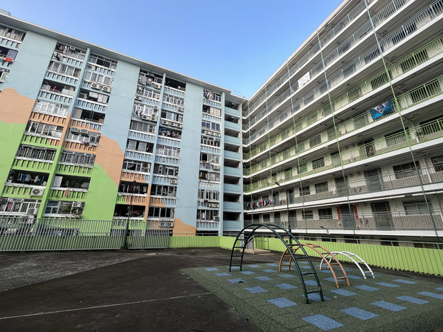 香港打卡景點 @ 南山邨彩虹橋