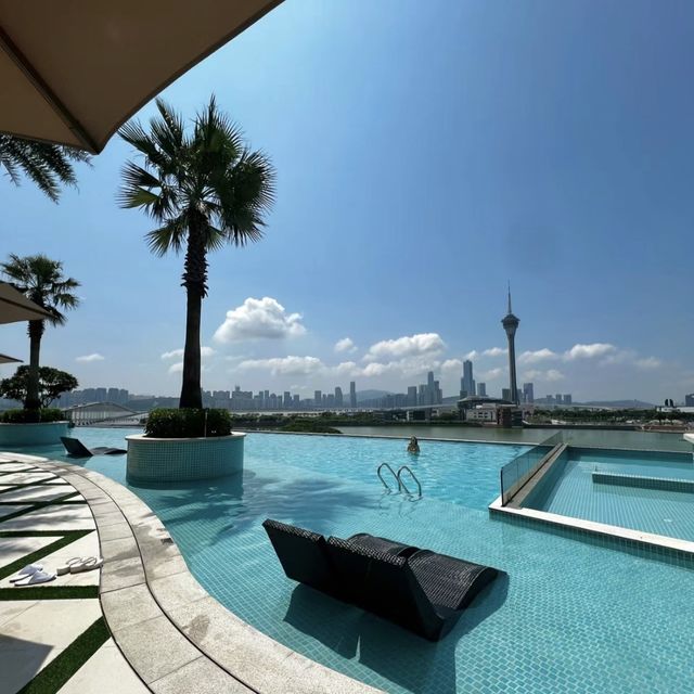 🏨⚓ YOHO金銀島酒店🏨澳門最新寶藏！海景房＋無邊際泳池＝超讚體驗！🌊🌴🏊‍♀️🏨
