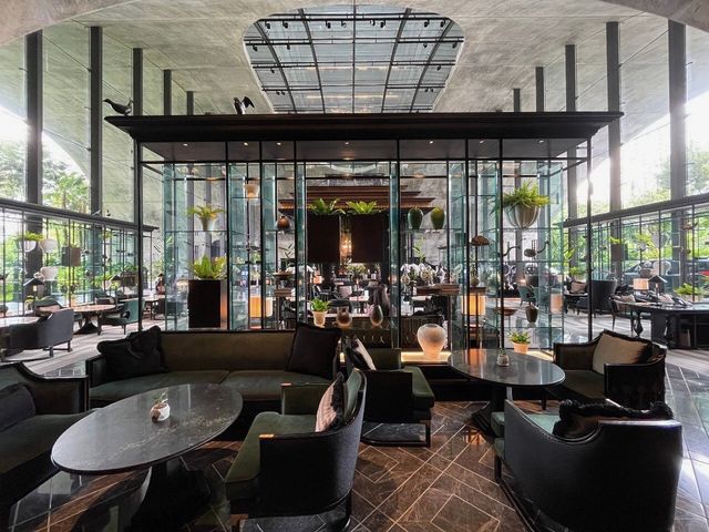 Hotel in a park