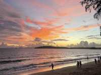 Catching sunset @Aonang Beach, Krabi