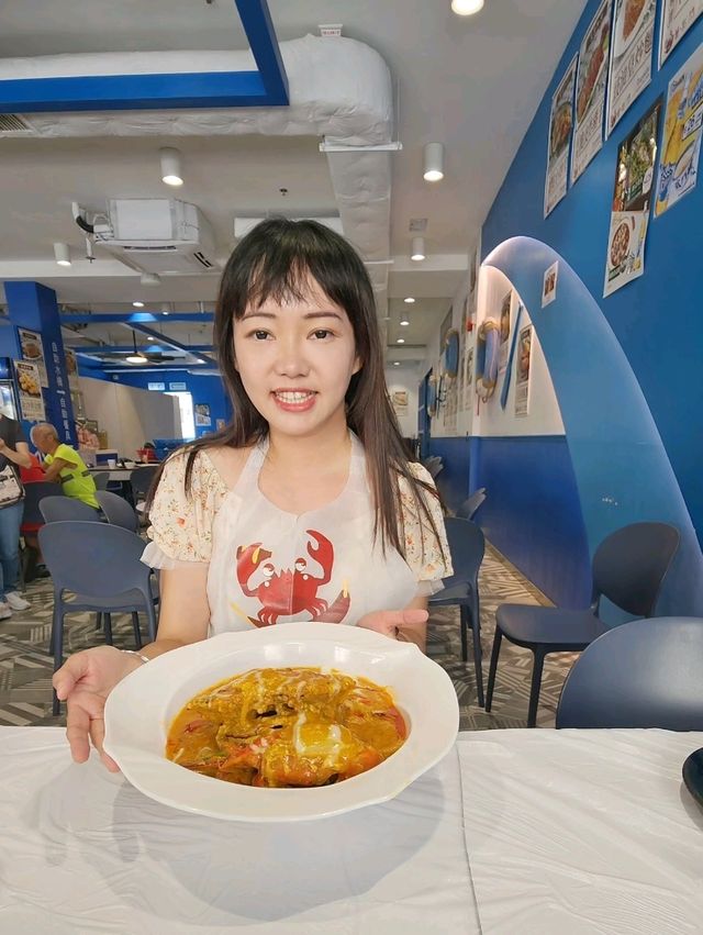 足両大隻咖喱蟹
