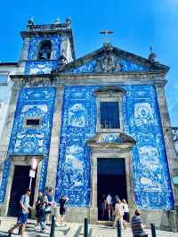 【絶景】世界遺産の街ポルトにある青と白のコントラストが美しいアルマス聖堂⛪🩵🇵🇹