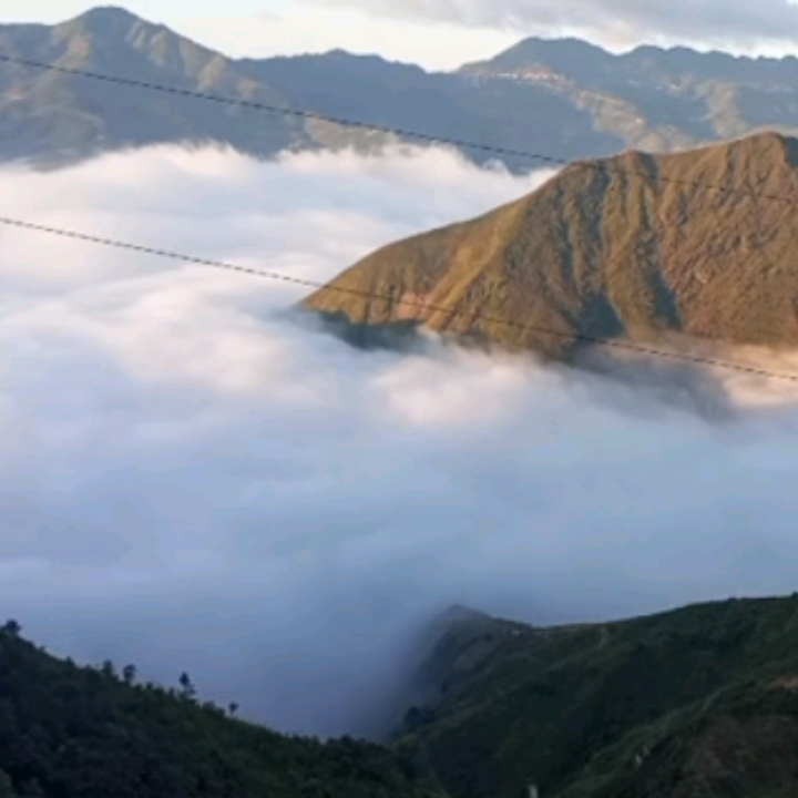 beautiful mountain ridge