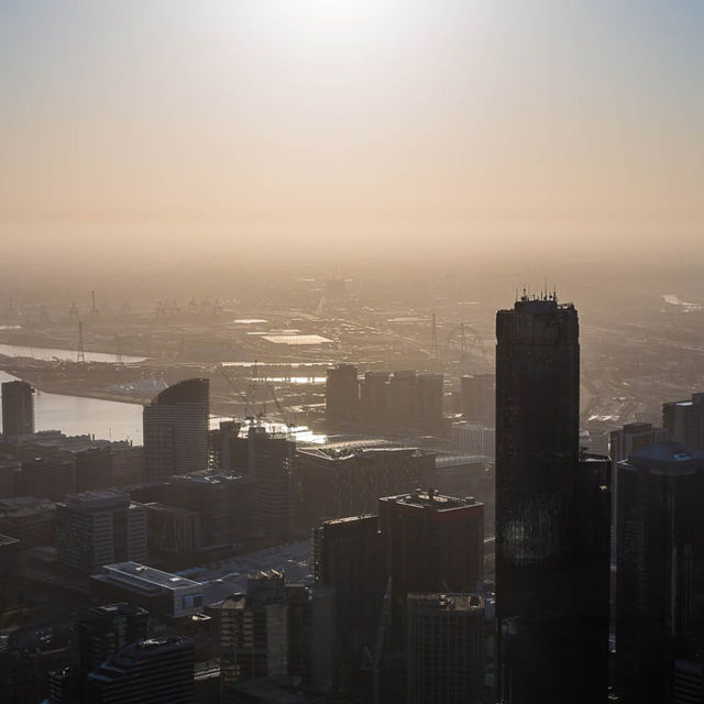 Breathtaking View at Melbourne Skydeck