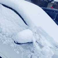 大雪中的白川鄉