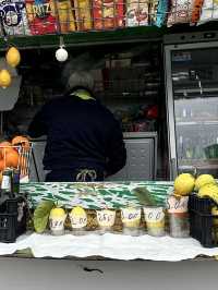 ソレントを一望しながら食べるイタリアレモンシャーベット！