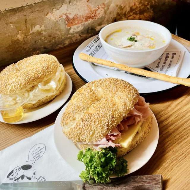 【LONDON BAGEL MUSEUM 安国店】味もこだわりもすごかった❤️