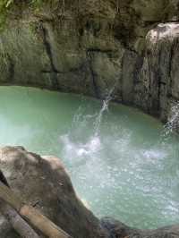 Take a chill break in cold waters and test your courage at Dao & Binalayan waterfalls 