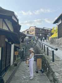 岐阜県中津川市の古い町並み