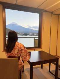 【山梨/河口湖】部屋から富士山が見える温泉宿🗻