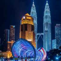 Saloma Bridge - Beautiful skyline of Kuala Lumpur