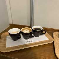 一度に3種のコーヒーが楽しめる☕️