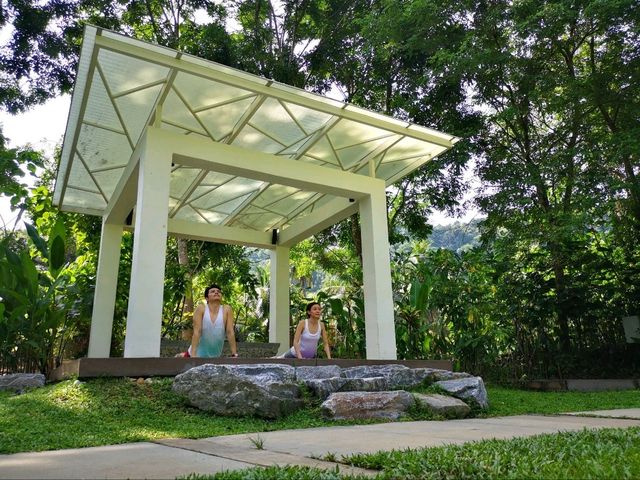 A Resort Surrounded by Amazing Limestone Mountains