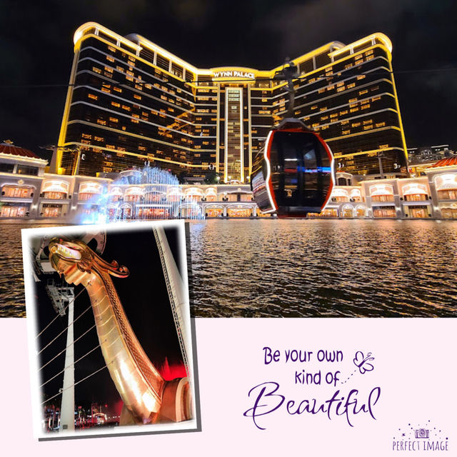 永利皇宮表演湖夜景✌️❤️
