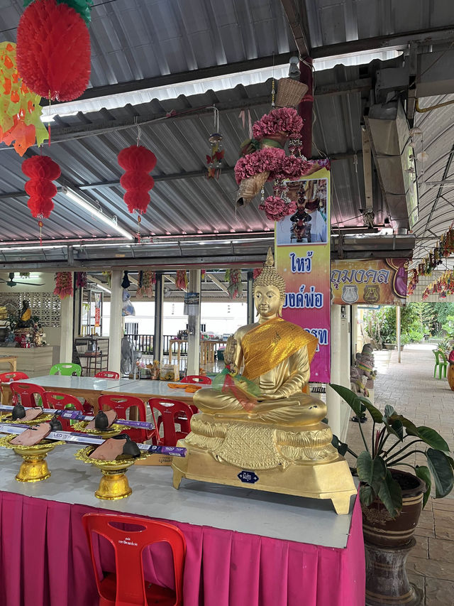 วัดเสาธงทอง 🙏🏼 เกาะเกร็ด,นนทบุรี
