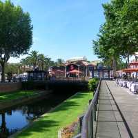 Colorful and sunny little town