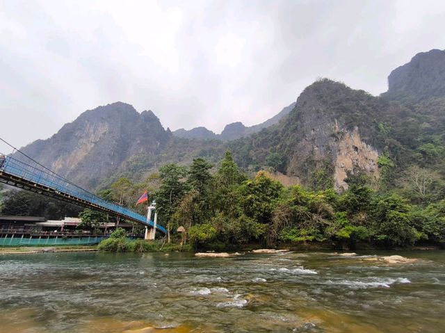 Namsong Blue Bridge สะพานฟ้าวังเวียง