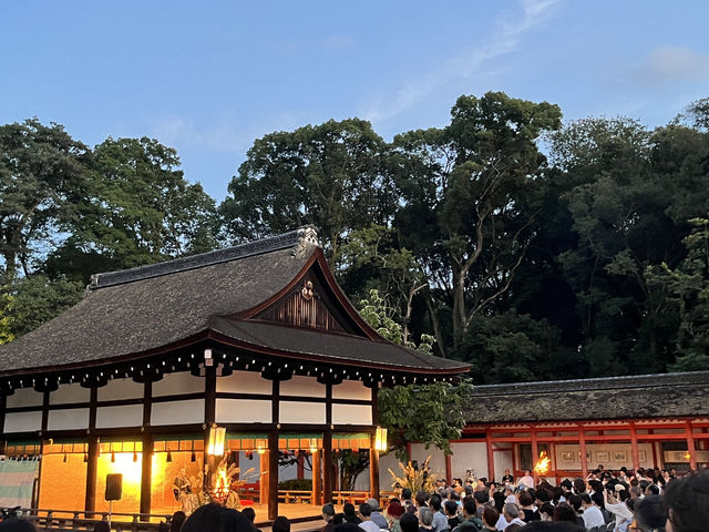 下鴨神社/篝火中秋節「明月管弦祭」