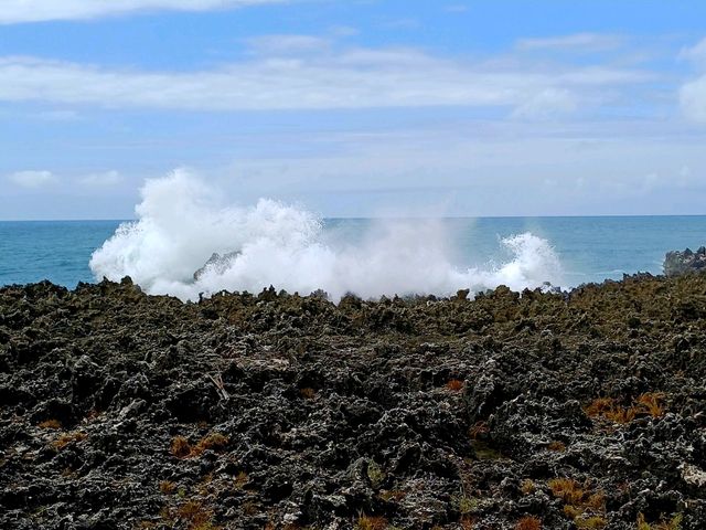 【巴釐島】努沙杜瓦海底噴泉Waterblow：大自然壯觀景色