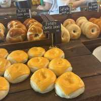 韓国でもっちもちのベーグルを🥯