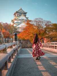 【大阪】紅葉が美しい！秋の大阪城🏯