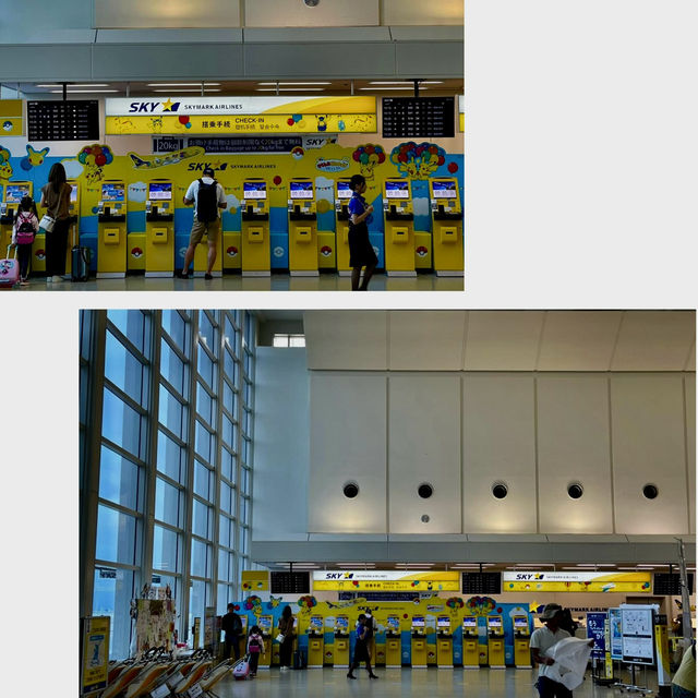 沖繩那霸機場-沖繩交通樞紐，設施完善，寶可夢主題增添遊客旅行樂趣