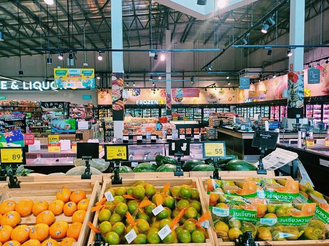 【泰國芭提雅中部地區】Lotus's Go Fresh大超市：特產水果齊全，適合逛街購物