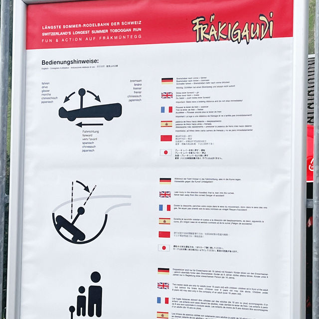 瑞士🇨🇭 Fräkmüntegg挑戰瑞士最長的滑梯！