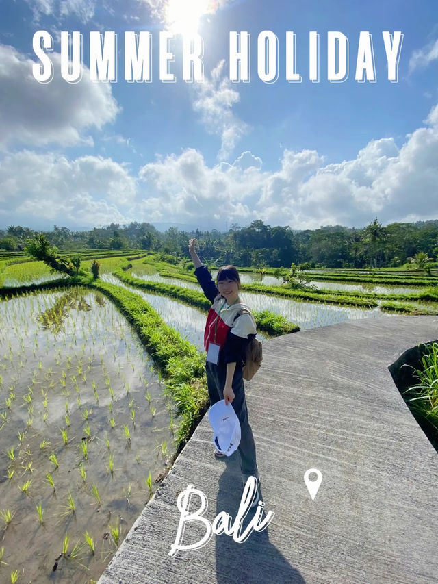 バリ島の棚田🇮🇩を目の前で見てきました！絶景の棚田景色をみなさんにおすそ分けです🎵