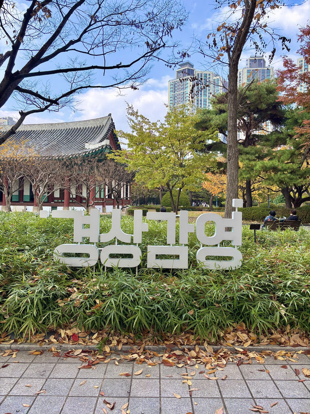 가을공기를 마시면서 산책하기 좋은 역사공간 대구공원❤️