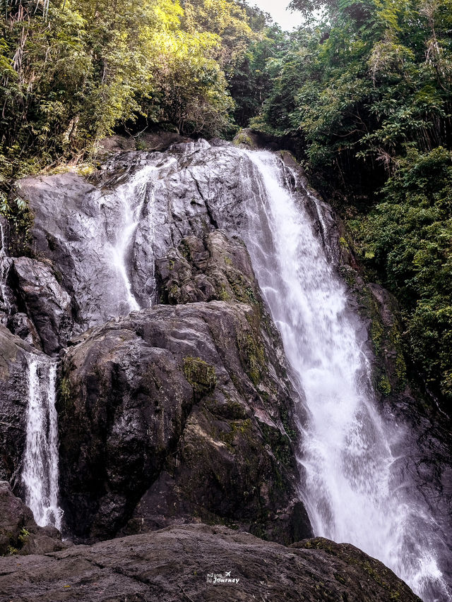 น้ำตกสวยเมืองระนอง น้ำตกปุญญบาล💦🌳