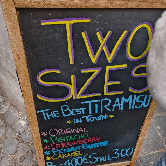 로마 최고의 티라미수 맛집을 찾는다면 'Two size' 강추입니다!