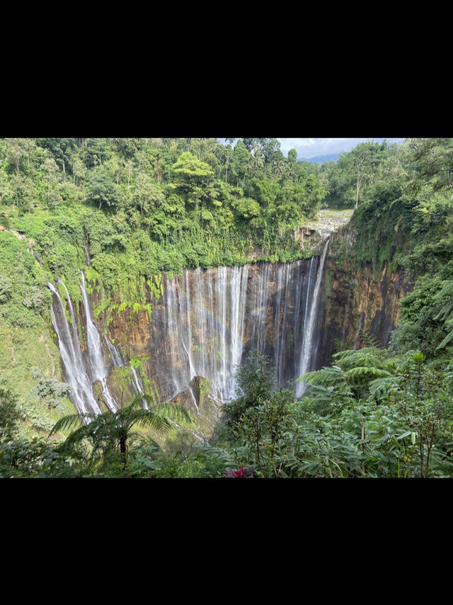 Hike down into an actual waterfall! 