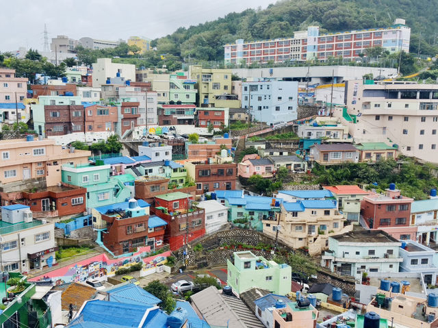 🇰🇷釜山這些小屋太可愛色彩繽紛了💝 