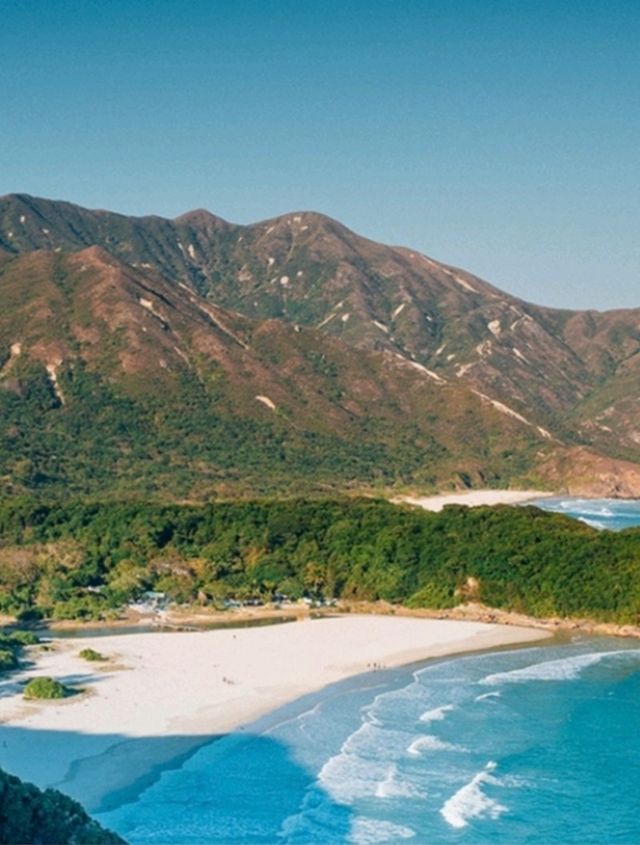 香港西貢‐海岸與山脈的浪漫約會地點🏖️💖，情人節的完美選擇🌅