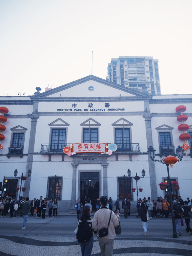 澳門🇲🇴｜葡萄牙特色設計的市政署🌟