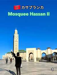 🇲🇦カサブランカ　ハッサン2世モスク Mosquee Hassan II