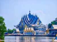 วัดพุทธพรหมยาน ฉะเชิงเทรา – โบสถ์กลางน้ำสุดอันซีน!