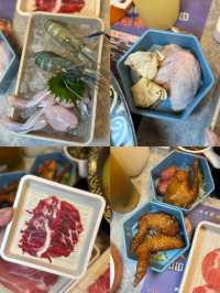 《美國極黑和牛大頭蝦酒精無限量暢吃》
