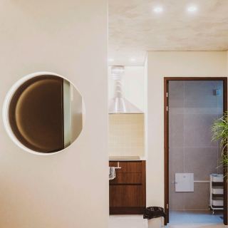 A Warm Wood Tone and Pastel Sensibility at Shindongjae Pool Villa