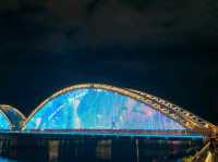 Shengzhou Bridge: A Symphony of Lights Over Shanxi River