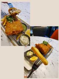 Fish & Chips 英國傳統地道美食🐟🍟